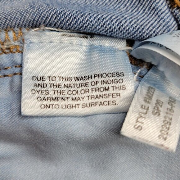 Madewell Button Fly Jeans Size 32 36X27 High Rise Skinny Raw Frayed Hem M2236 - Picture 9 of 15